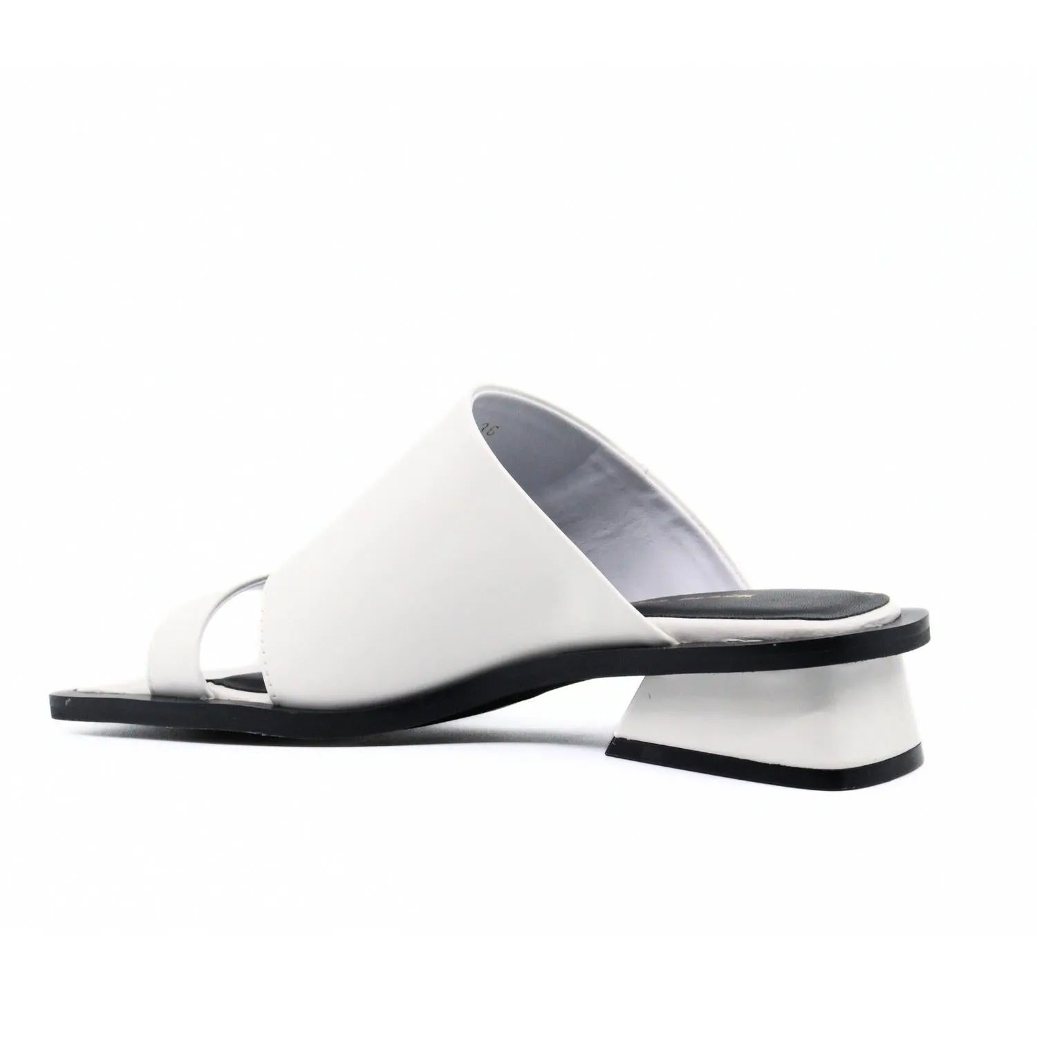 All Black - Women's Angle Mule