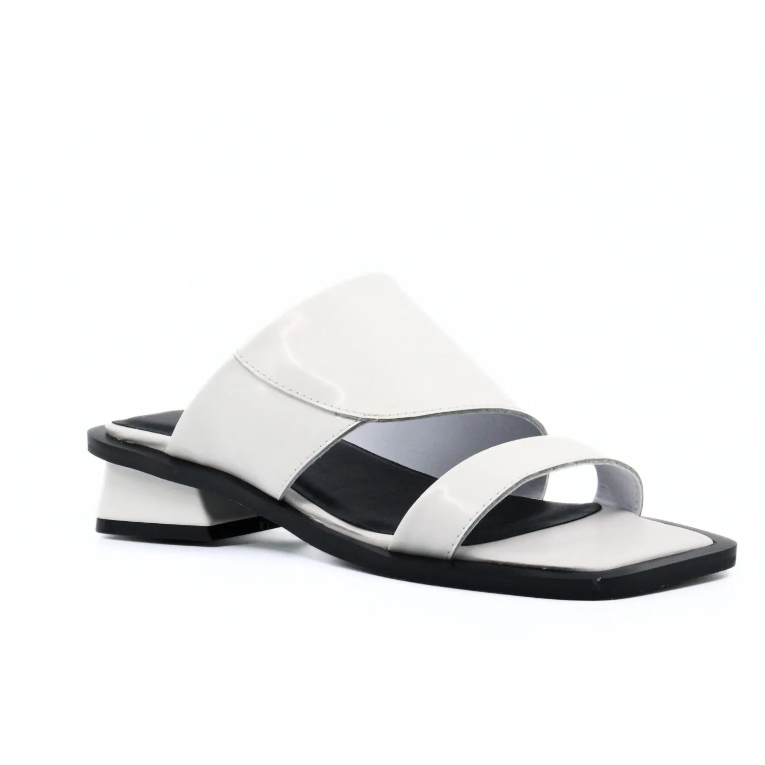 All Black - Women's Angle Mule