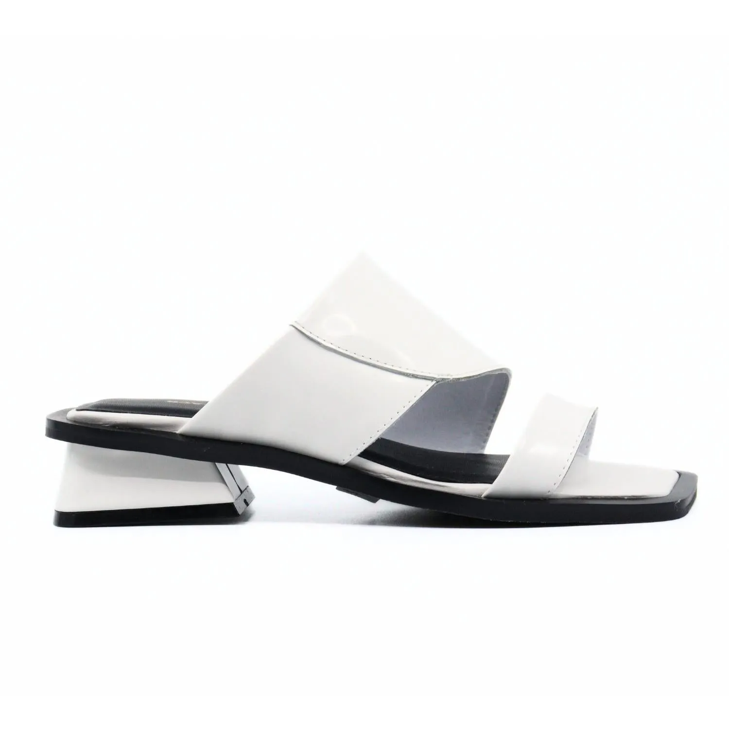 All Black - Women's Angle Mule