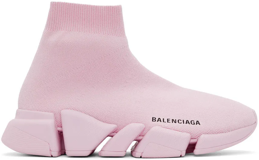 Balenciaga Pink Speed 2.0 Sneakers