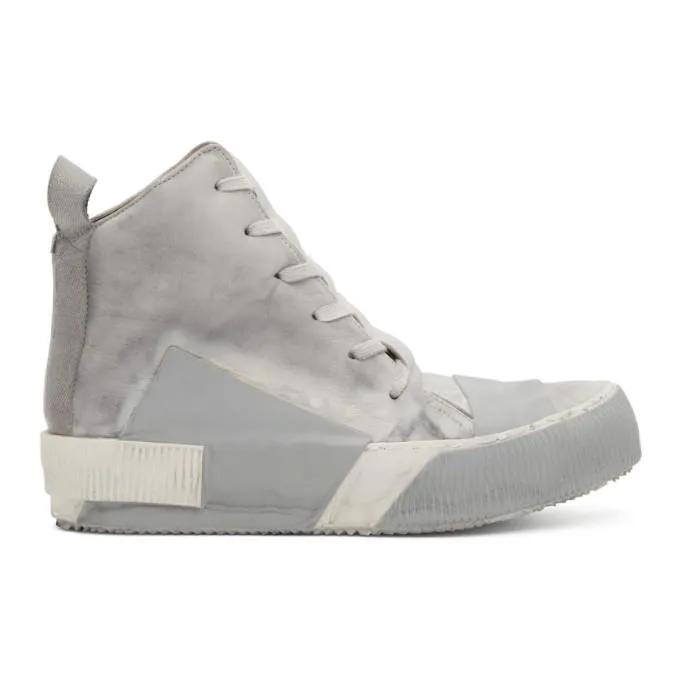 Boris Bidjan Saberi Grey Bamba 1 Sneakers
