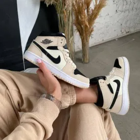Custom Air Jordan 1 Barely Orange Sneakers