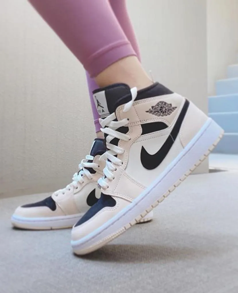 Custom Air Jordan 1 Barely Orange Sneakers