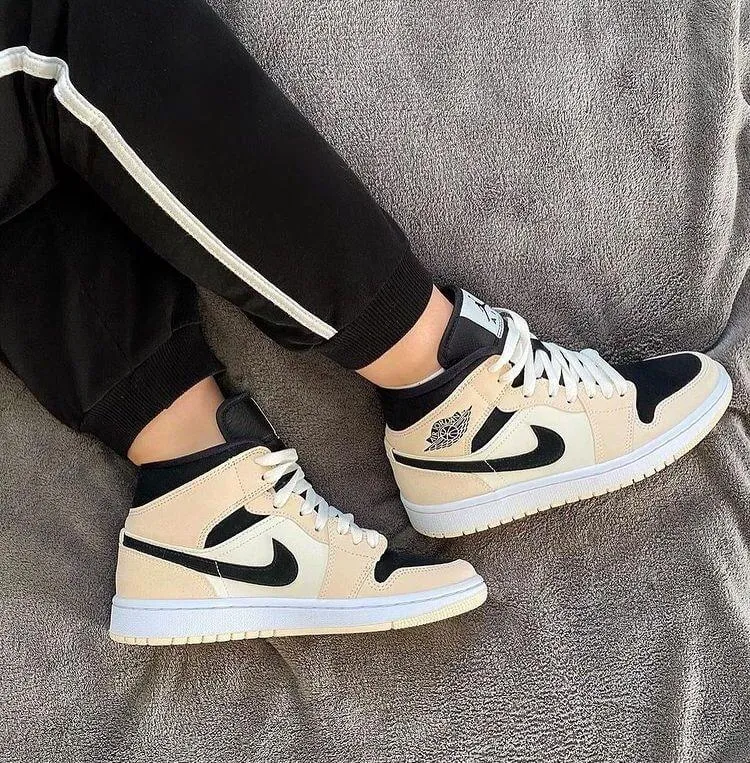 Custom Air Jordan 1 Barely Orange Sneakers