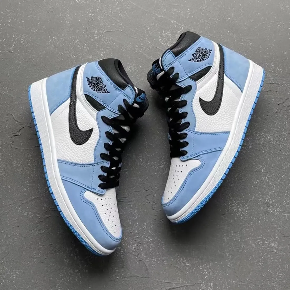 Custom Air Jordan 1 University Blue Sneakers