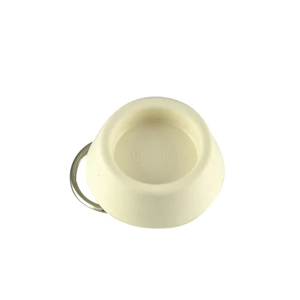 Danco 80224 Drain Stopper, Rubber, White, For: 1-1/8 in Drain, Universal Sink