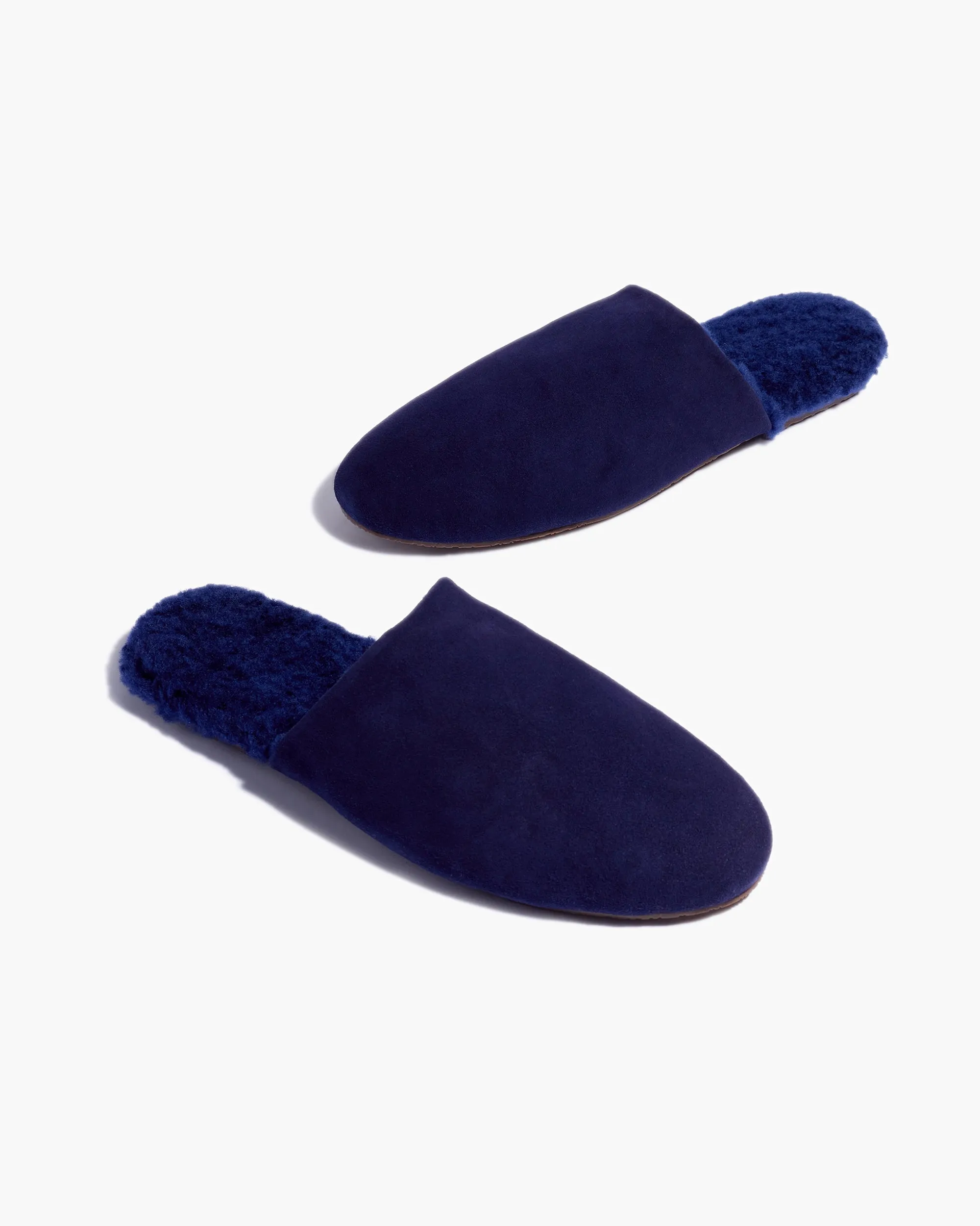 Ines Shearling - Navy