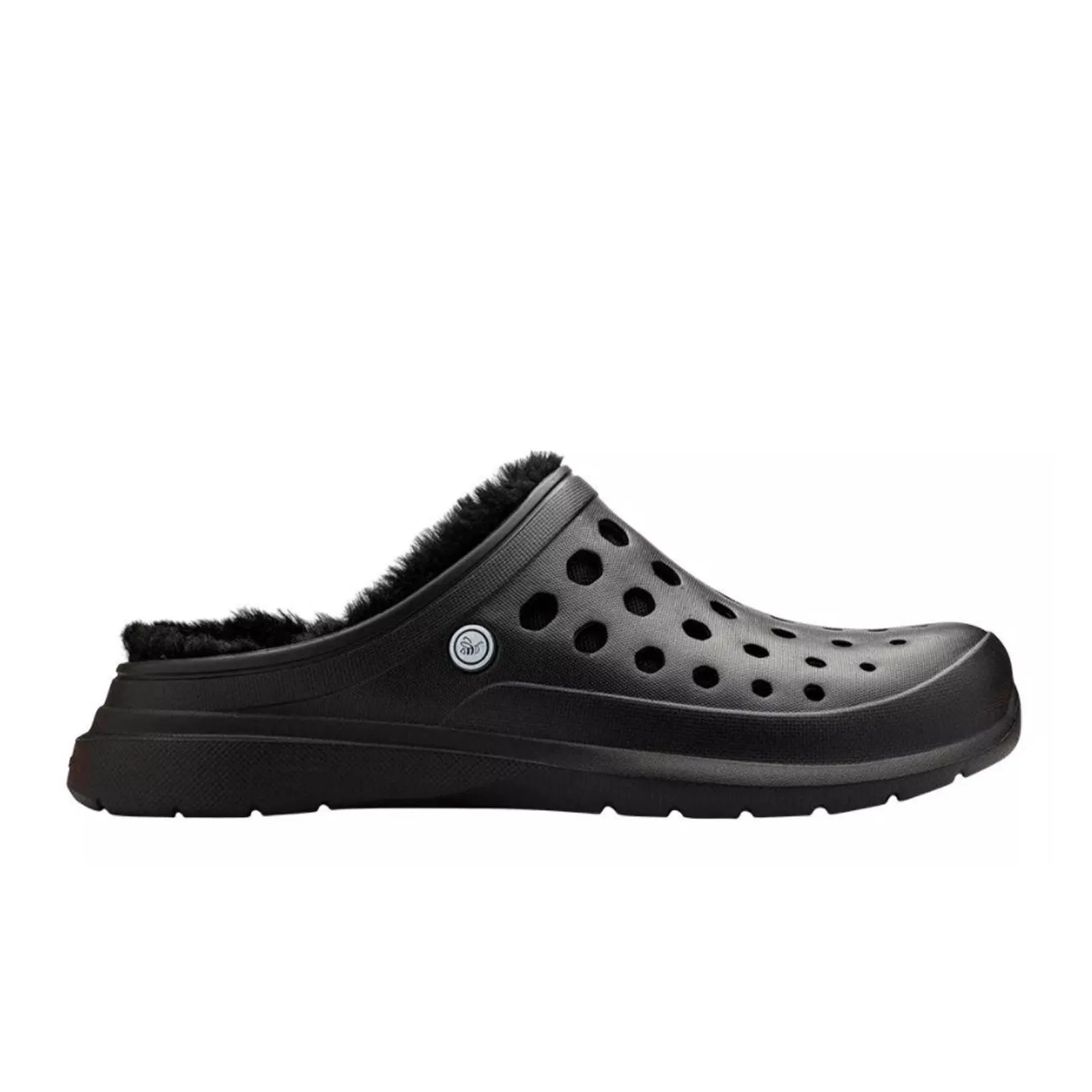 Joybees Cozy Lined Clog (Unisex) - Black/Black