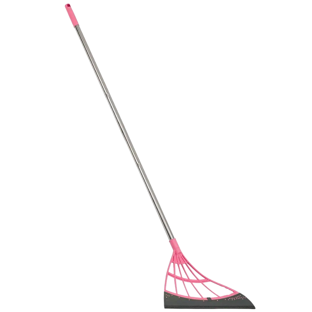 Telescopic rubber sweeper