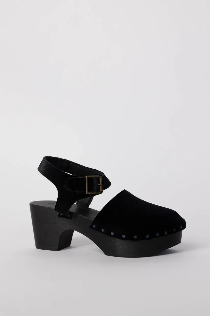 Velvet Clogs
